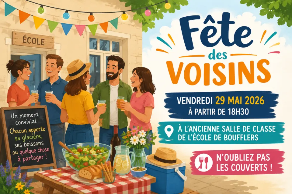 Photo 1 sur 1 : Fête des voisins à Boufflers